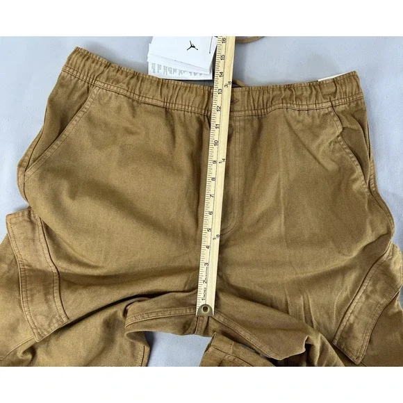 Nike Jordan Essentials Washed Chicago Pants FN6364-231‎ Brown Men's LARGE NWT